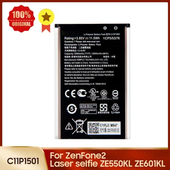 Преносимото Батерията на Телефона C11P1501 За ASUS ZenFone2 Laser selfie ZE550KL ZE601KL Z00LD Z011D ZD551KL Z011D D551KL 3000 mah