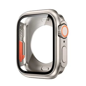 Калъф за Apple Watch 44 мм 45 мм 40 мм 41 мм Твърд калъф за PC Предна и задна Броня iwatch Series 8 7 6 5 4 SE Замени с калъф Ultra Watch