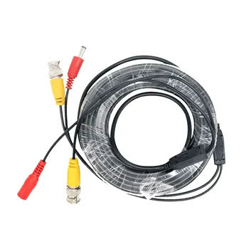 AHD удължителен кабел за камера 10 М/15 М/20 М/30 М/40 МЕТРА BNC + DC коаксиален конектор AHD кабел за камера