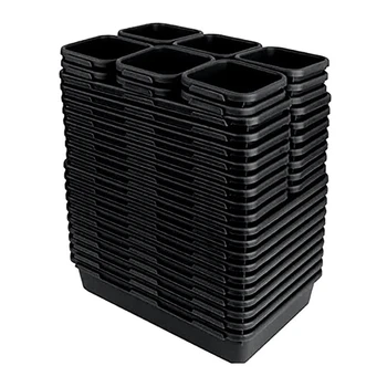 Кутия за инструменти, организатор на тавата за съхранение, комплект разделители за инструменти, тенис на маса кутия за съхранение, черен, 32 опаковка