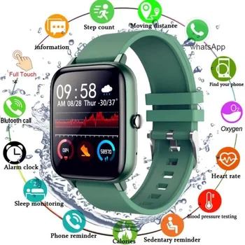 Новите смарт часовници с пълна докосване, следи кръвното налягане, фитнес тракер, спортни мъжки и женски smart-часовници, гривни за Android и IOS