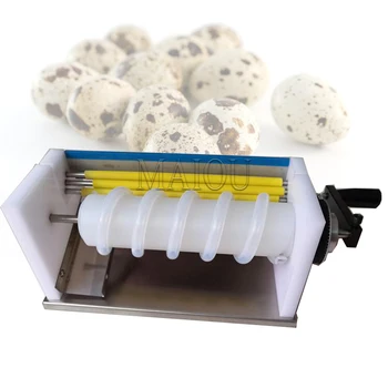 Нов модел ръчни машини за теглене на кора с яйца, белачка за варени птичи яйца, машина за отстраняване на черупката на яйцето с пъдпъдъчи яйца