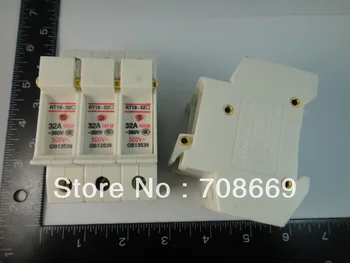 Цилиндричен държач на предпазителя 3P 32A с led RT18-32X