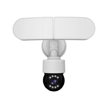 4MP Full HD Sasha Прожектор, Лампа за Вътрешно Двора на Склада IP Камера Цветни PTZ AI Хуманоиден Автоматично Следене на Сигурността на Монитор за ВИДЕОНАБЛЮДЕНИЕ