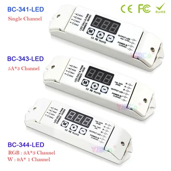 1CH/3CH/4CH Led драйвер за затъмняване на DALI Одноцветный/RGB/RGBW DC 12 v-24 Контролер Затъмняване на сигнала DALI За led лента, на светлината