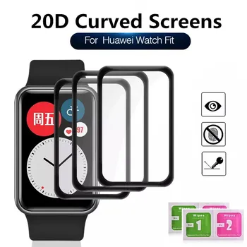 Защитно Фолио за екрана с пълно Покритие 20D За Huawei Watch Подходящ За Защитно Закалено Стъкло За Честта Watch ES Smart Watch Film