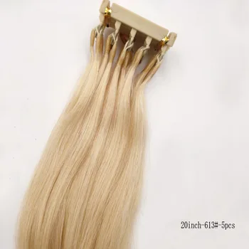 Номиниране на косата Девица от второ поколение 6D Може да се персонализира За инструменти салон connector коса Хайтлайтс