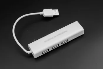 Адаптер Micro USB за мрежа локална мрежа Ethernet RJ-45 с 3 Порта USB 2.0 Хъб Адаптер за таблети с Android RD9700 IC