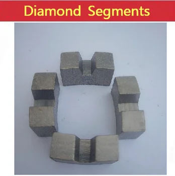Сегменти дъга диаманта на зъбите Велика стена е Ултра-остро за коронки ядка PDC геоложки за Шисти нефтени находища Находището находище скала