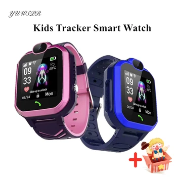 Детски часовник тракер, дистанционно наблюдение на местоположението, многоезичен камера, водоустойчив телефон на IOS, Android, детски умен часовник E18