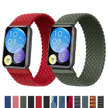 Найлонов ремък за Huawei Watch, 2 каишка, аксесоари за умен-на часа, сплетен гривна solo loop, Кореа Huawei fit2 2022, нов ремък