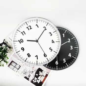 Нови 11-инчови висящи часовници в скандинавски стил, креативната мода, цифрови везни за всекидневната, декоративен часовник, пластмасови часовници на едро