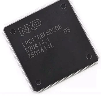 (5 бр) LPC1788FBD208, 551 Максимална честота на процесора: 120 Mhz Обхват на напрежение: 2,4 В ~ 3,6 В размер на паметта: 512 KB Общият обем на оперативна памет: 96 KB