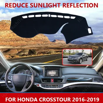 за Honda Crosstour 2016-2019 подложки за арматурното табло, аксесоари за стайлинг на автомобили, тампон върху таблото, килим, козирка
