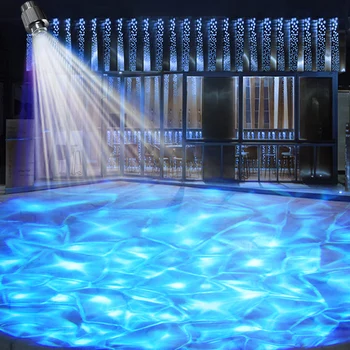 Професионален 100 W воден вълнови светлини, led воден пульсационный лампа за сватбен коледна украса, Dmx воден проектор