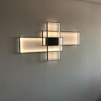 Модерни led осветление стена НЕО Gleam за спални, хол, коридор, стенни 90-260 В, led стенни лампи, стенни лампи