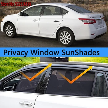 Страничната Козирка За Защита От Оцветяване Прозорец На Сенника Автоаксесоари За Nissan Sylphy Sentra B17 2012 – 2019 2013 2016
