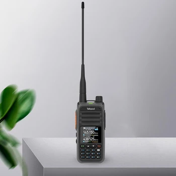 A36plus UHF/VHF/AM/FM Преносима Радиостанция Многофункционални Приемопередатчики Многодиапазонные С Цветен дисплей 2000 mah Акумулаторна
