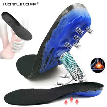 Спортни стелки за джогинг KOTLIKOFF за краката, пружинящая силиконови ортопедични обувки с суперударопрочным покритие, снимающая болки в петата, мека грижа