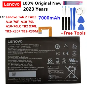 Оригинален Нов 3,8 По 7000 ма 26.6 Wh Оригинална Батерия L14D2P31 За Lenovo Tab 2 A7600-F A10-70F Tab2 A10-70 A10-70L Батерия