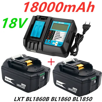 Оригинална батерия за Makita 18V 18000mAh 18,0 Ah Aufladbare Power Werkzeuge mit LED Li-Ion ерзац head LXT BL1860B BL1860 BL1850