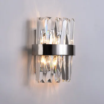 Нов модерен кристал, с монтиран на стената лампа, стенни лампи, led осветителни тела за дома, спалня, баня, огледало в коридора