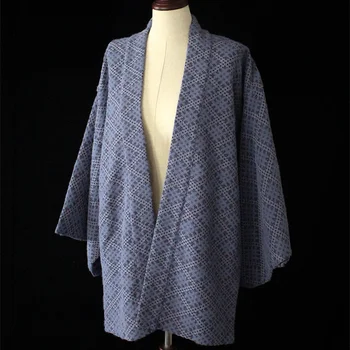 Дамско зимно кимоно в японски стил, вязаная яке с перо, блуза, плюшено топло висококачествен завързана жилетка