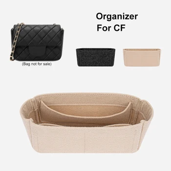 Чанта за съхранение за CF, класическа чанта с капак, органайзер за чувствах плат, подложка за грим, пътен вътрешен чантата си, преносими, козметични чанти