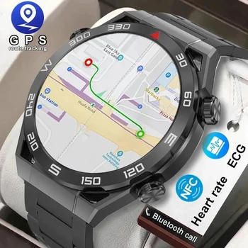 GPS Smart-часовници Мъжки 1,5-инчов 454 * 454 HD Voice IP68 Водоустойчив часовник ECG NFC Компас IP68 Водоустойчив смарт часовници ECG Sui