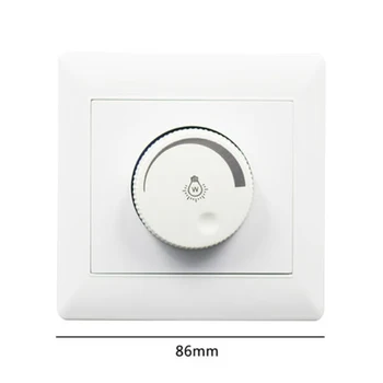 Регулируема контролер 250 10 А, led димер, бял водоустойчив за регулируема яркост лампи, аксесоари за ключове на лампи