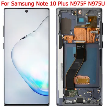 На оригиналния Samsung Galaxy Note 10 Plus LCD екран С рамка от 6,8