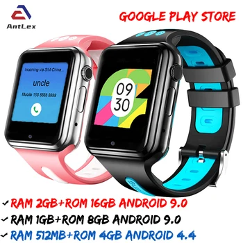 Android 9.0 Smart 4G Дистанционна камера, GPS, WI-FI проследяване на местоположението на деца, студенти Google Play Bluetooth умен часовник видео разговори телефонни часовници