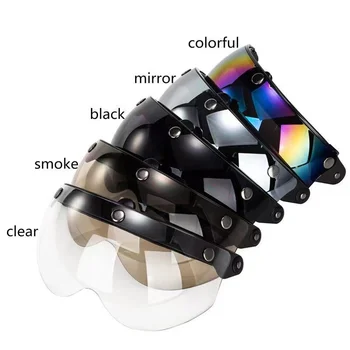 Универсален електрически мотоциклет шлем с катарама LensThree Ретро каска, както и каска САМ шлемные очила