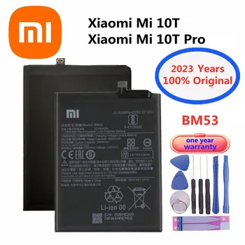2023 Година 100% Оригинален Xiao mi Батерия BM53 За Xiao Mi 10T 10T Pro 10TPro 5000 ма Резервна Батерия За Телефона Бърза Доставка
