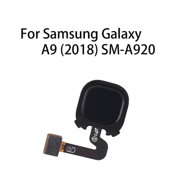 Оригиналния гъвкав кабел сензор за пръстови отпечатъци бутона Home за Samsung Galaxy A9 (2018) SM-A920