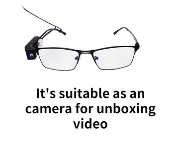 Място за носене на тялото, Мини-камера в слънчеви очила, подходящи като камера за разопаковане на видео, мини-камера за телефон, USB интерфейс