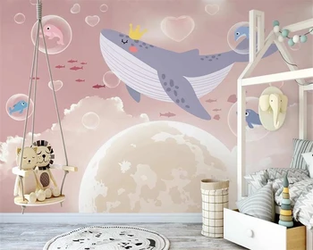 beibehang да се създаде нова скандинавски ръчно рисувани фентъзи кийт принцеса стая детска стая фон papel de parede тапети