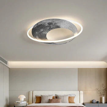 Творчески таван, осветителни тела, led таван полилей, модерни обикновено кръгли хляб лампи, лампа за пътека, вътрешно осветление за дома