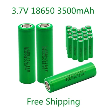 Нова оригинална батерия 18650 3,7 3500 mah 20A 18650 акумулаторна батерия с висок ток за фенерче, батерии за батерии 18650