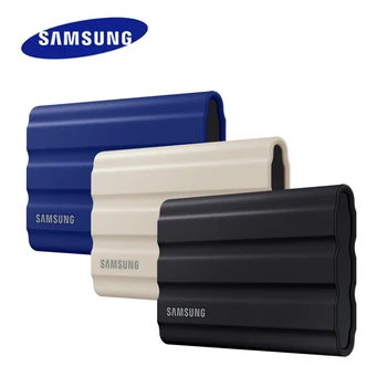 SAMSUNG SSD портативен T7 Shield 1 TB И 2 TB 4 TB Външен твърд диск, Твърд диск за лаптоп SSD USB 3.2 Gen 2 за вашия десктоп на лаптопа