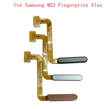 Оригиналната бутон сензор за пръстови отпечатъци Гъвкав кабел за Samsung M23 M236 резервни части за скенер на допир сензора Samsung