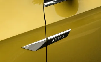 Оригинално странично крило на колата, вратата емблема, икона, стикер, тампон на skoda rapid 2013-2022