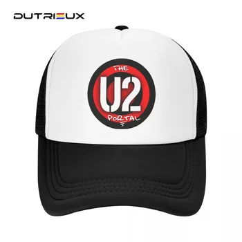 U2 спортна шапка за улицата, бейзболна шапка, мъжки, дамски, регулируем шапка с метална лента, модерна лятна шапка