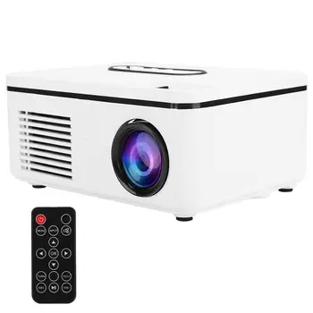 S361 Мини домашен преносим led проектор HD 1080p за настолен DVD динамиката на мобилен телефон САЩ 100-240 В бяло