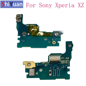 Гъвкав кабел микрофонной платка за Sony Xperia XZ F8331 F8332 Конектор за свързване на антена Резервни части