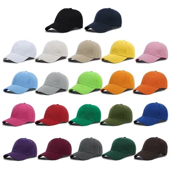Мъже, Жени многоцветен бейзболна шапка Остроконечная шапка Плътен цвят Регулируема Унисекс Пролет лято Оттенък папиной шапки бейзболни шапки, Спортни