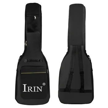 Чанта за електрически китари 38/39 инча, Оксфорд, памук водоустойчива раница за китара, утолщающая чанта през рамо, аксесоари за китара, черен