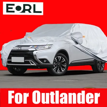Пълни автомобилни покривала за Mitsubishi Outlander Защита от слънце, вода, сняг, прах, устойчиво на надраскване, UV-защита, аксесоари от плат Оксфорд на открито