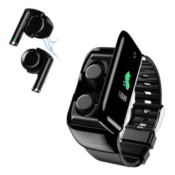 M7 Смарт Часовници TWS Слушалки 2 в 1 Bluetooth 5,0 Спортен Бизнес Гривна Фитнес Тракер Монитор на Сърдечната Честота Слушалки Гривна