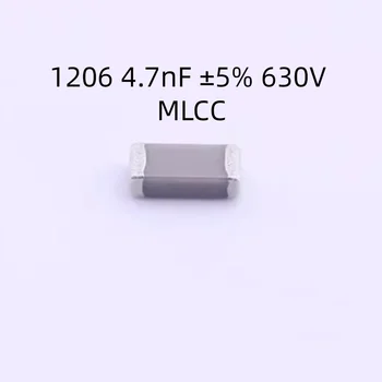 4000 бр./лот C3216C0G2J472JT000N кондензатор 1206 4,7 nf ±5% 630 В MLCC